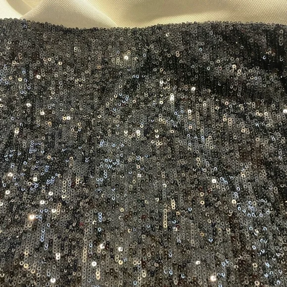 Girls/woman Art Class Black Sequin Mini Skirt - Picture 3 of 7